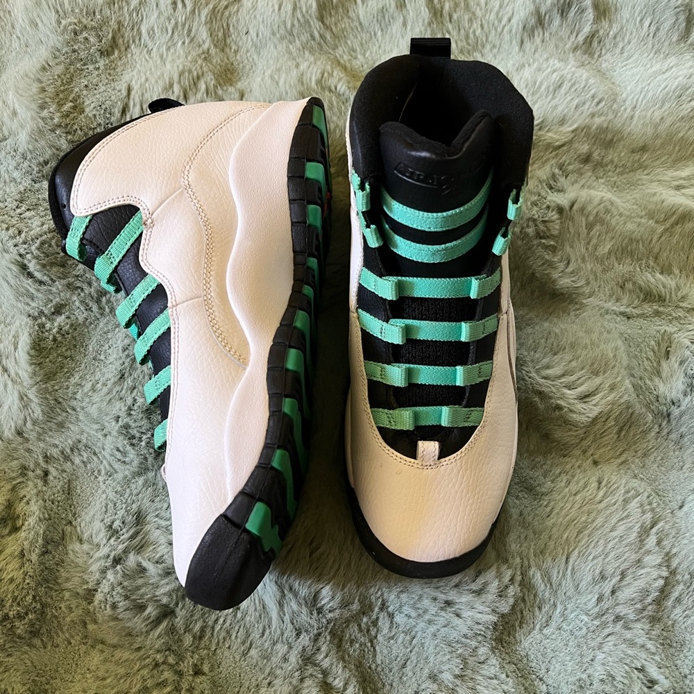 Air Jordan retro 10 verde Sneakers - Picture 2 of 6